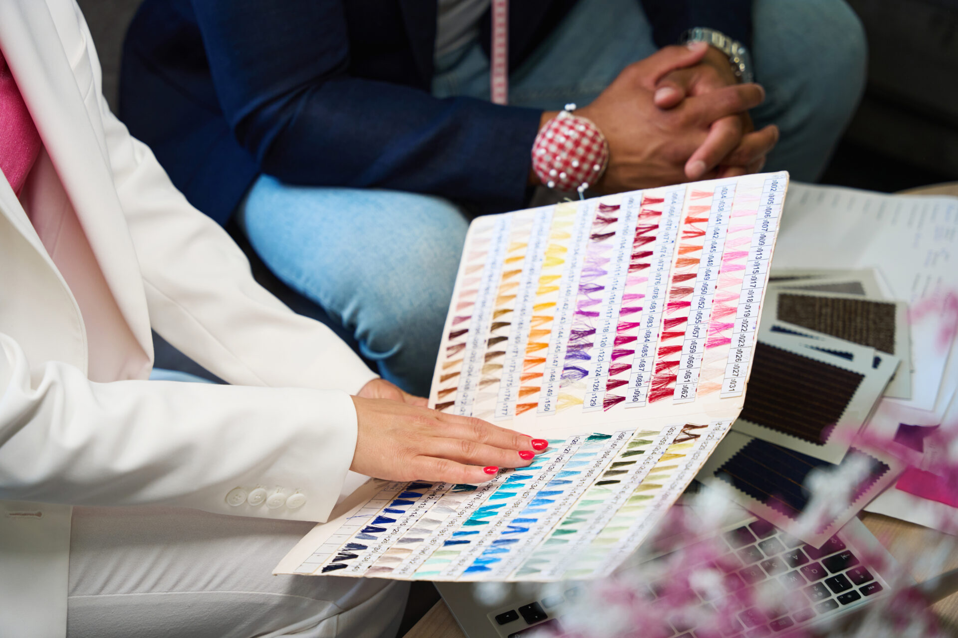 colour swatches