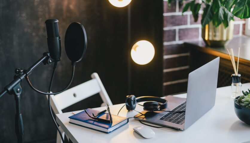 Equipment for sustainable fashion podcasts